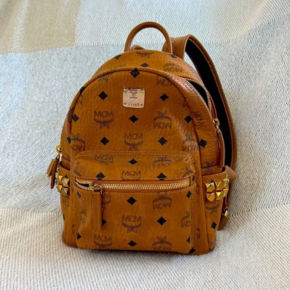 MCM | Bags | Mcm Side Stud Mini Backpack Perfect Condition  display picture 3